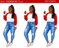 RED & WHITE SORORITY INSPIRED DOLL