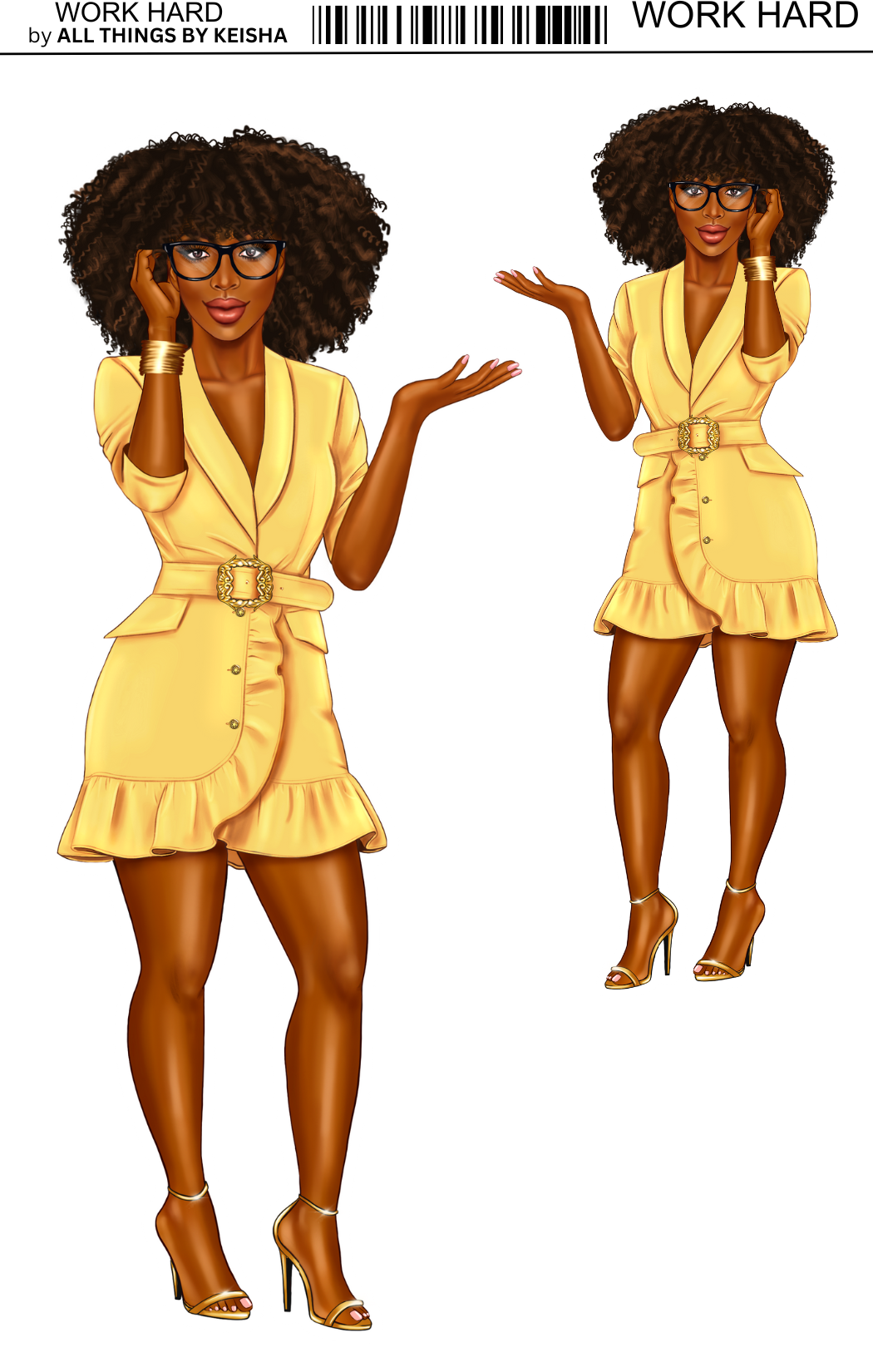 WORK HARD- PLAY HARDER DOLLS