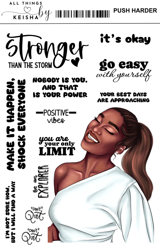 PUSH HARDER AFFIRMATION KIT