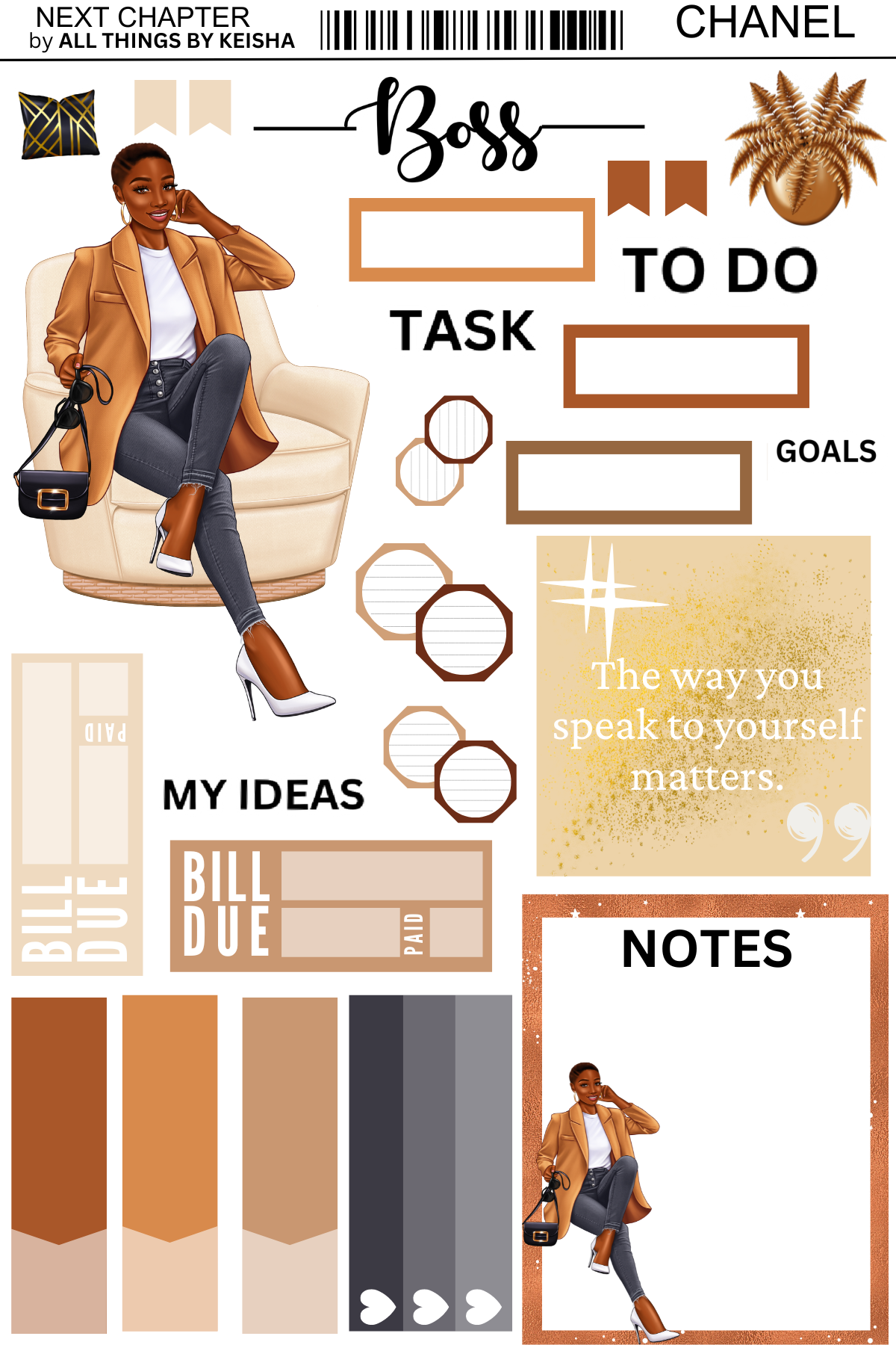 NEXT CHAPTER  THEMED STICKER COLLECTION