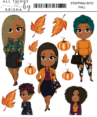 STEPPING INTO FALL STICKER KITS