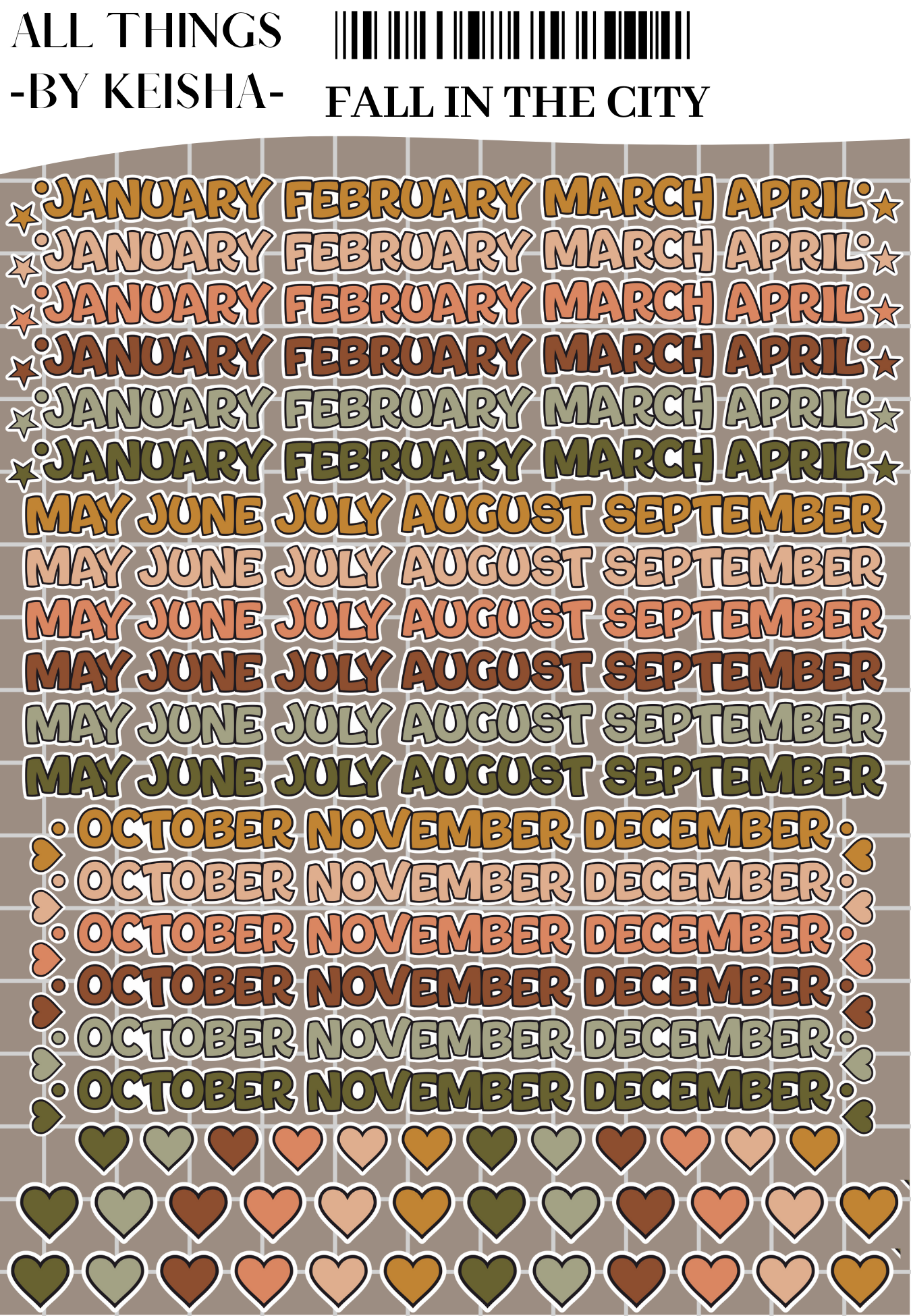 FALL IN THE CITY - JOURNAL PACK