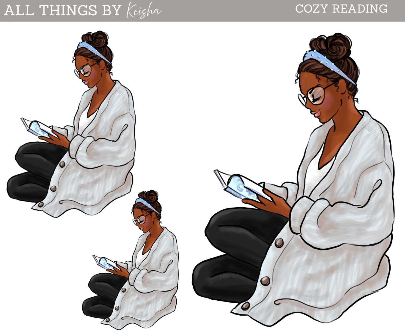 COZY READING DOLLS