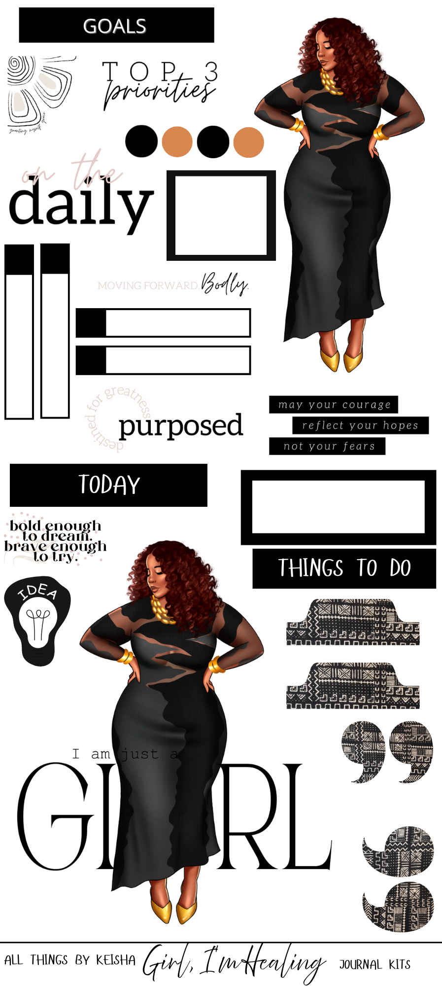 GIRL, I'M HEALING JOURNAL KIT