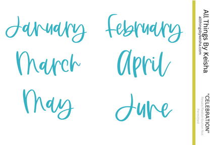 CELEBRATION MONTHLY KIT