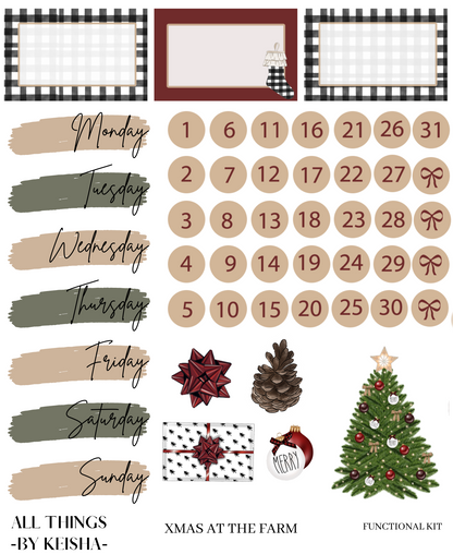 XMAS AT THE FARM MINI KIT