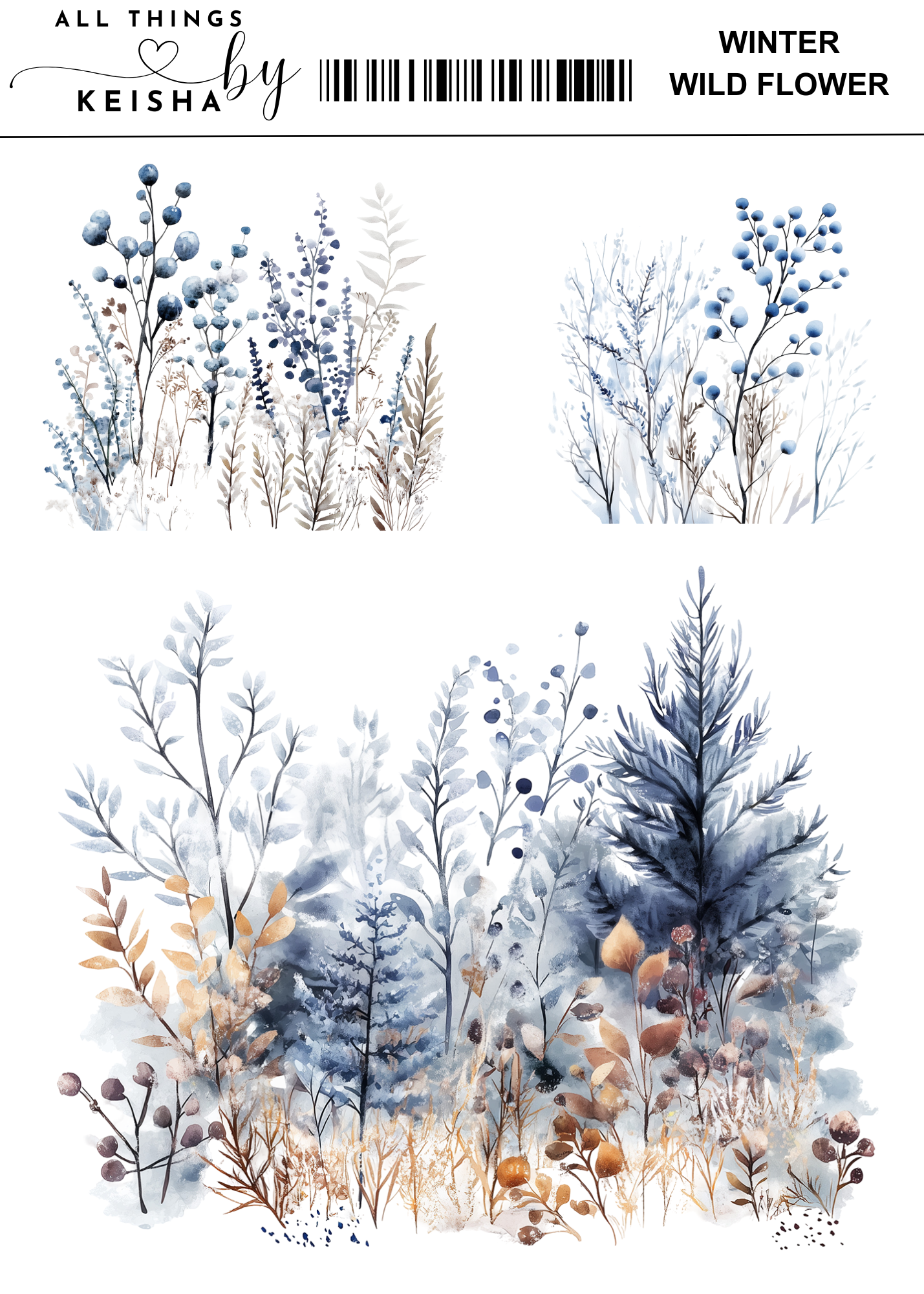 WINTER WILD FLOWER KIT