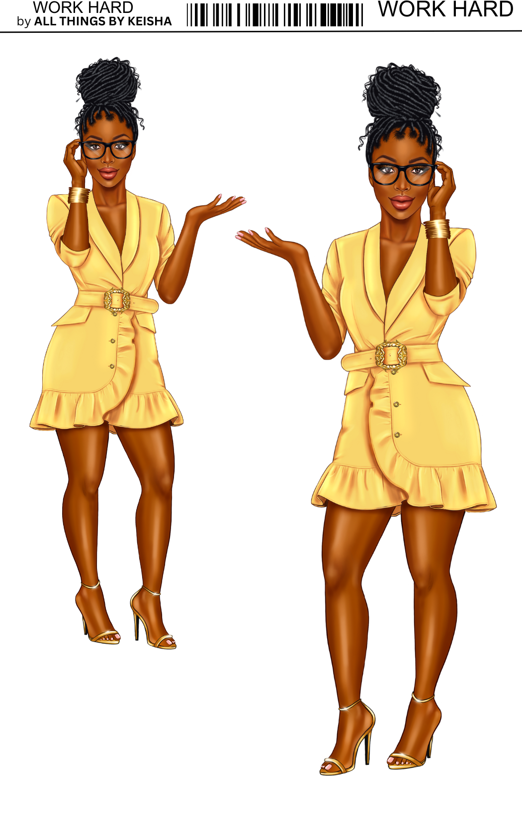 WORK HARD- PLAY HARDER DOLLS