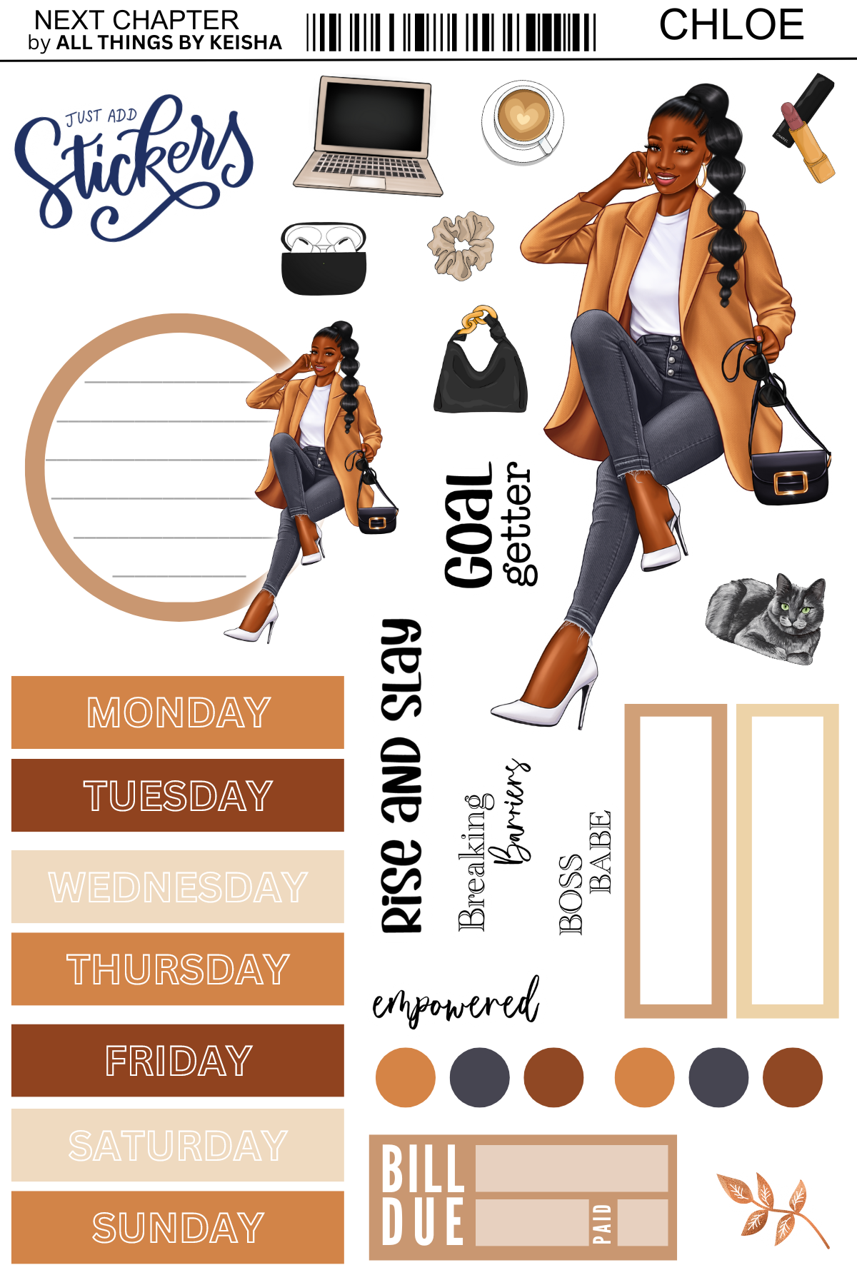 NEXT CHAPTER  THEMED STICKER COLLECTION