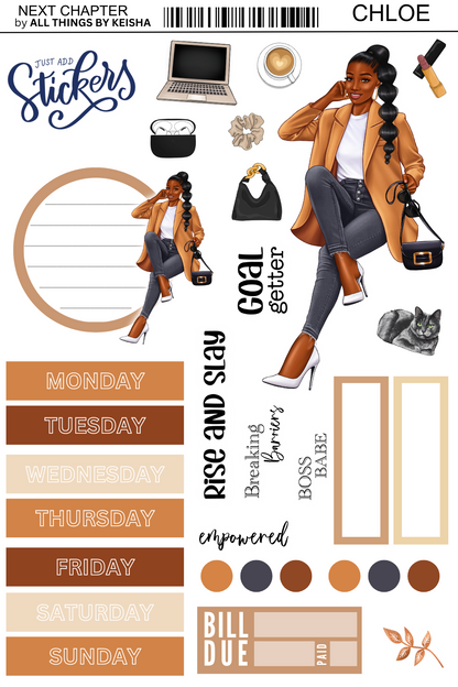 NEXT CHAPTER  THEMED STICKER COLLECTION