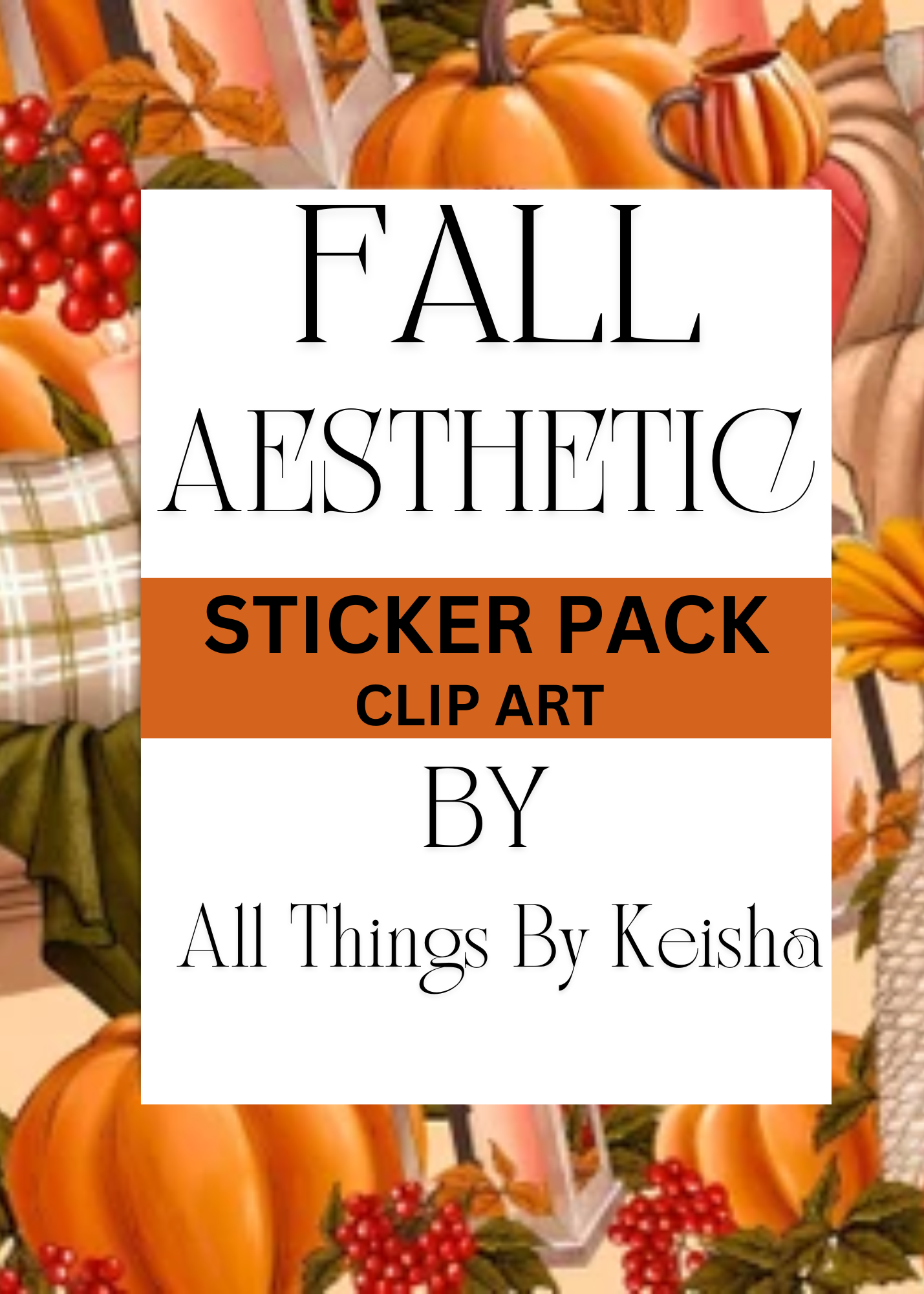 FALL AESTHETIC STICKER PACK