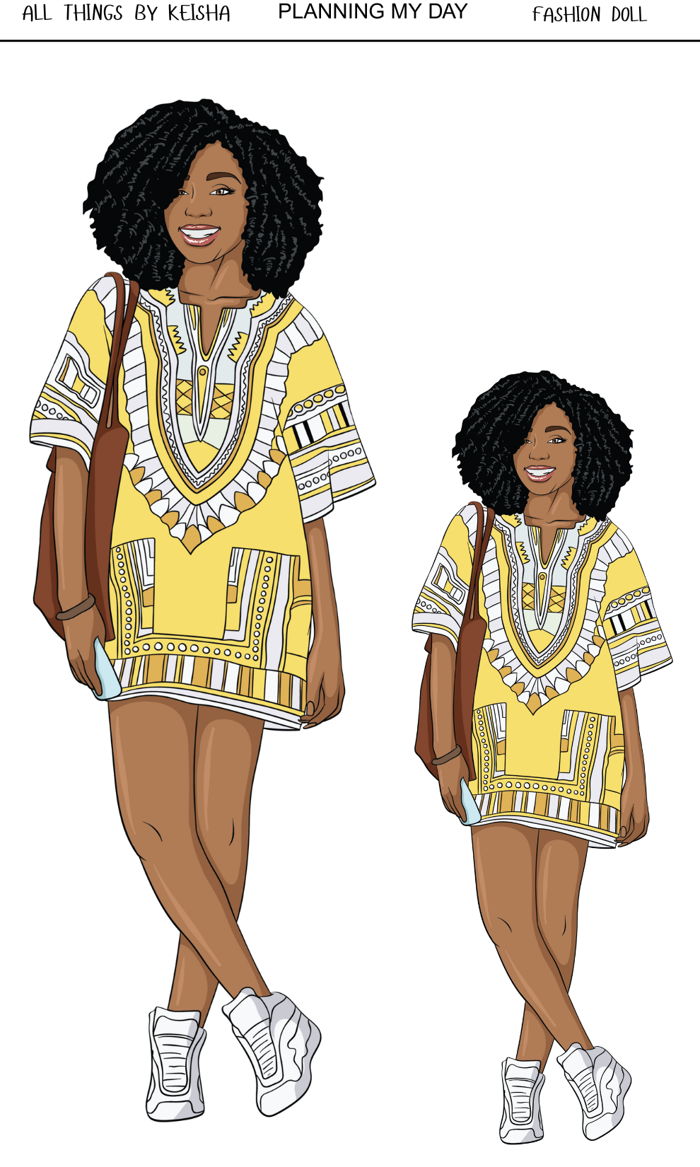 PLANNING MY DAY - FASHION DOLLS