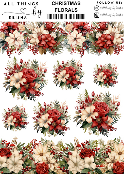 CHRISTMAS  FLORALS PACK