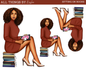 SITTING ON BOOKS DOLL