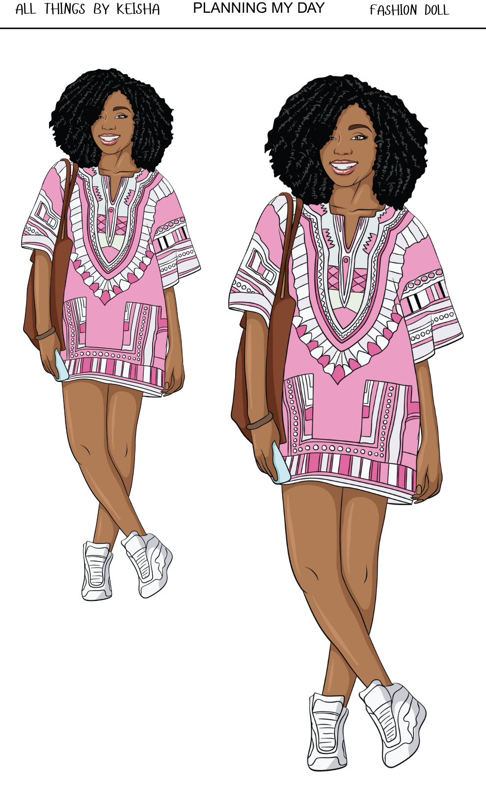 PLANNING MY DAY - FASHION DOLLS