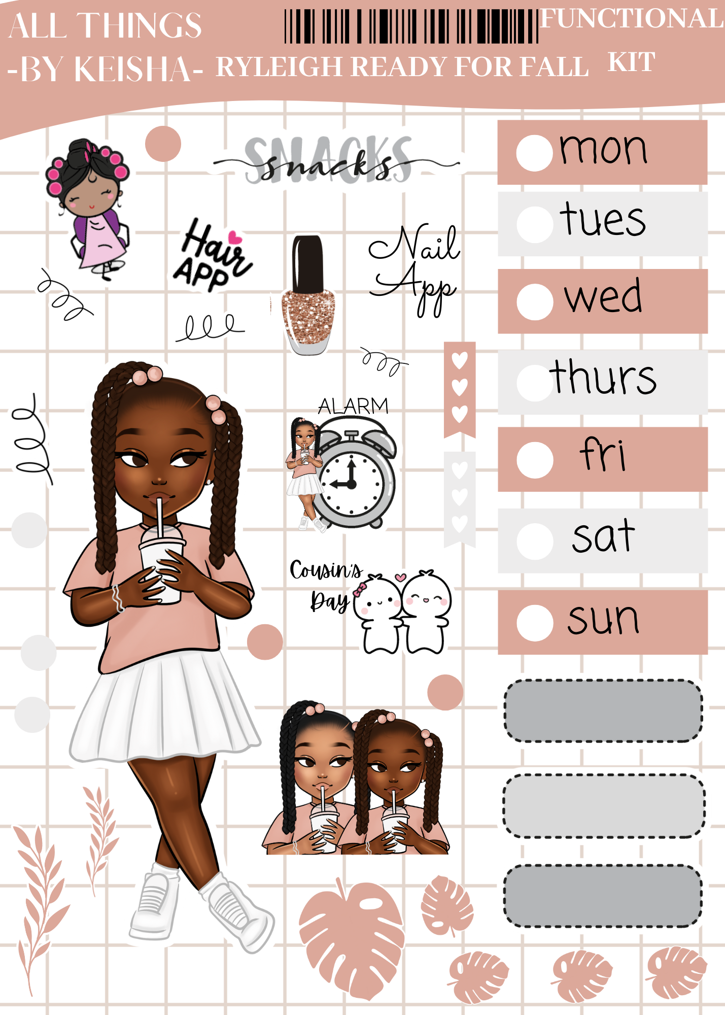 GLAM KIDS- READY FOR FALL FUNCTIONAL KITS