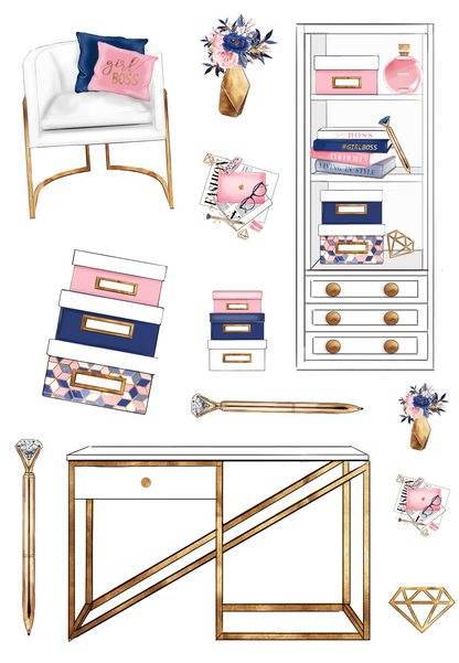 OFFICE CHIC STICKER BOOK