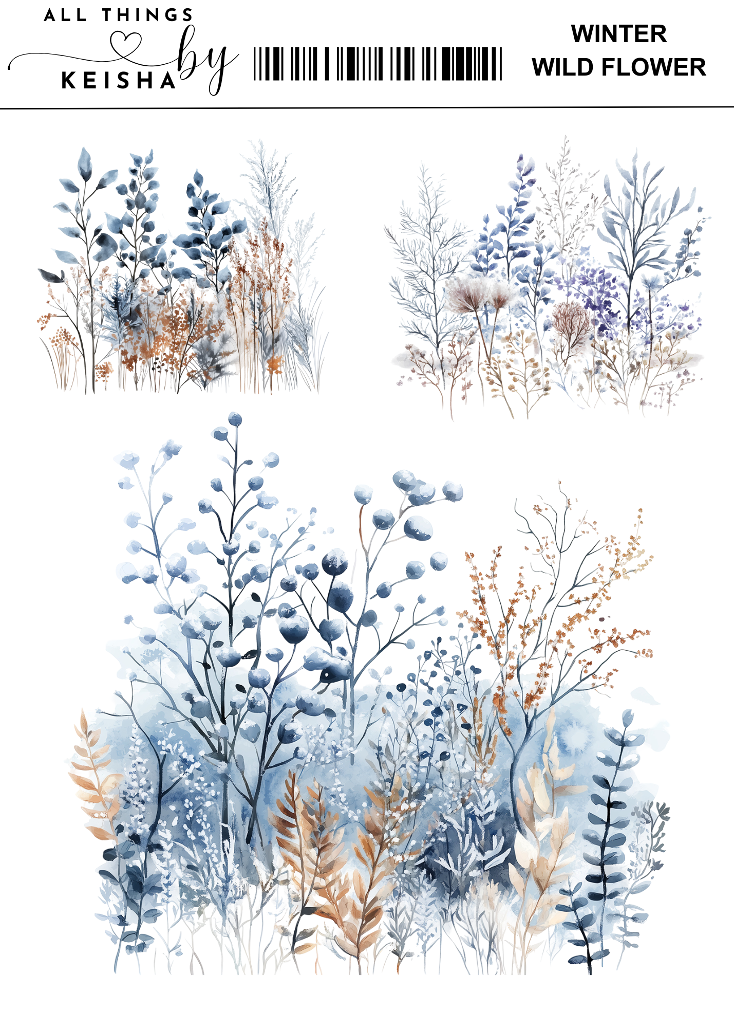 WINTER WILD FLOWER KIT