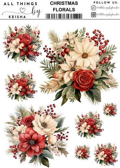 CHRISTMAS  FLORALS PACK