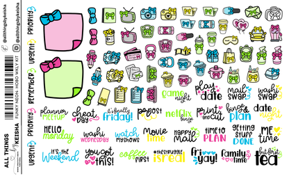 FUNKY NEON  HOBO VERTICAL WEEKLY KIT