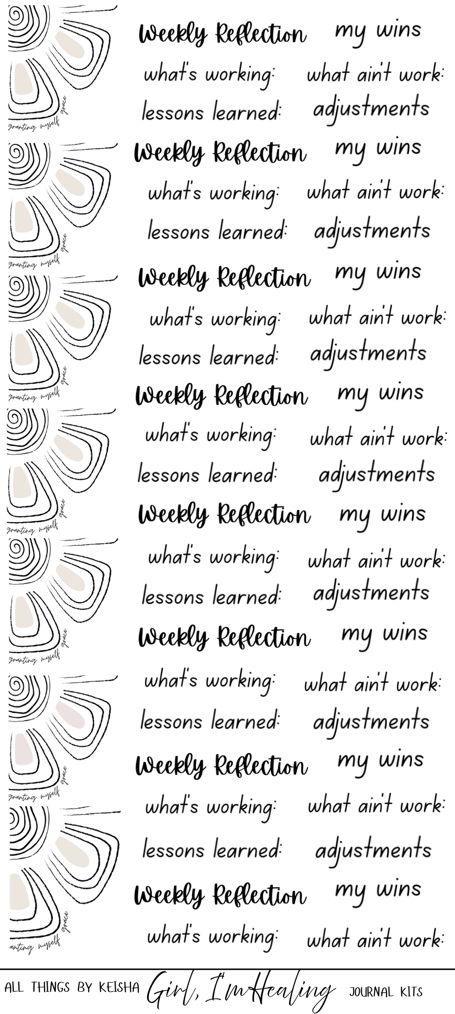 GIRL, I'M HEALING JOURNAL KIT