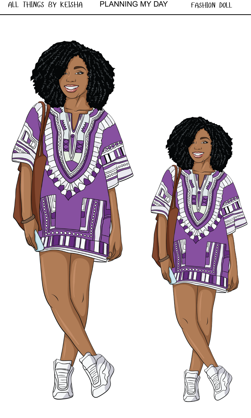 PLANNING MY DAY - FASHION DOLLS