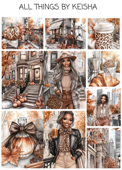 FALL IN THE CITY STICKER BOOK