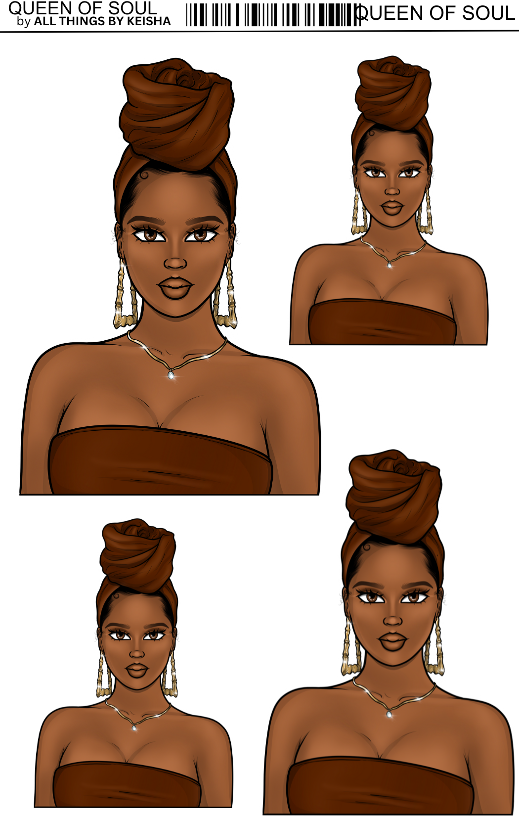 QUEEN OF SOUL FASHION DOLLS