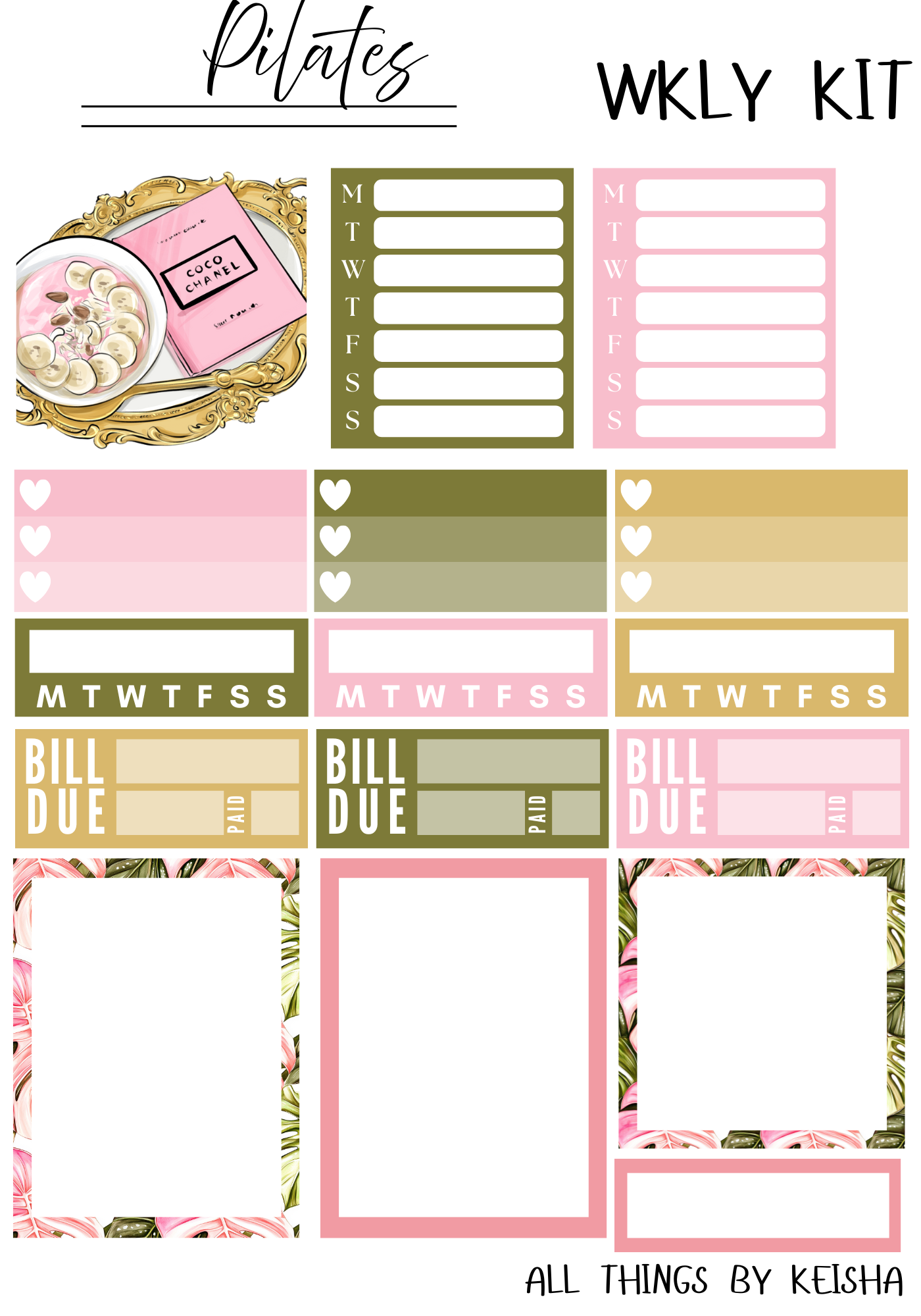 PILATES WEEKLY KIT (SET OF 4)