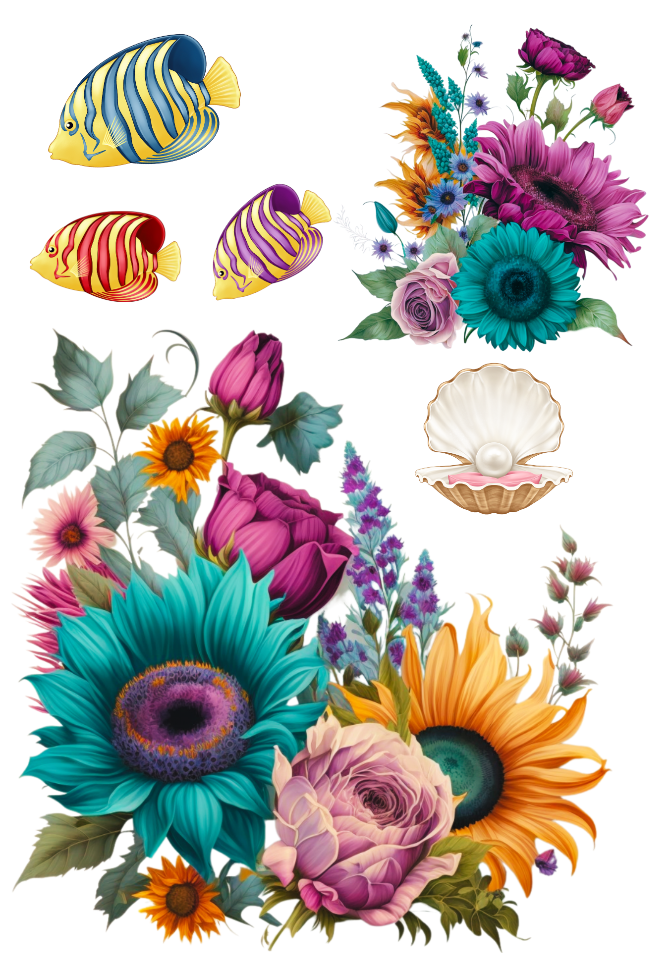 UNDER THE SEA FLORAL PACK