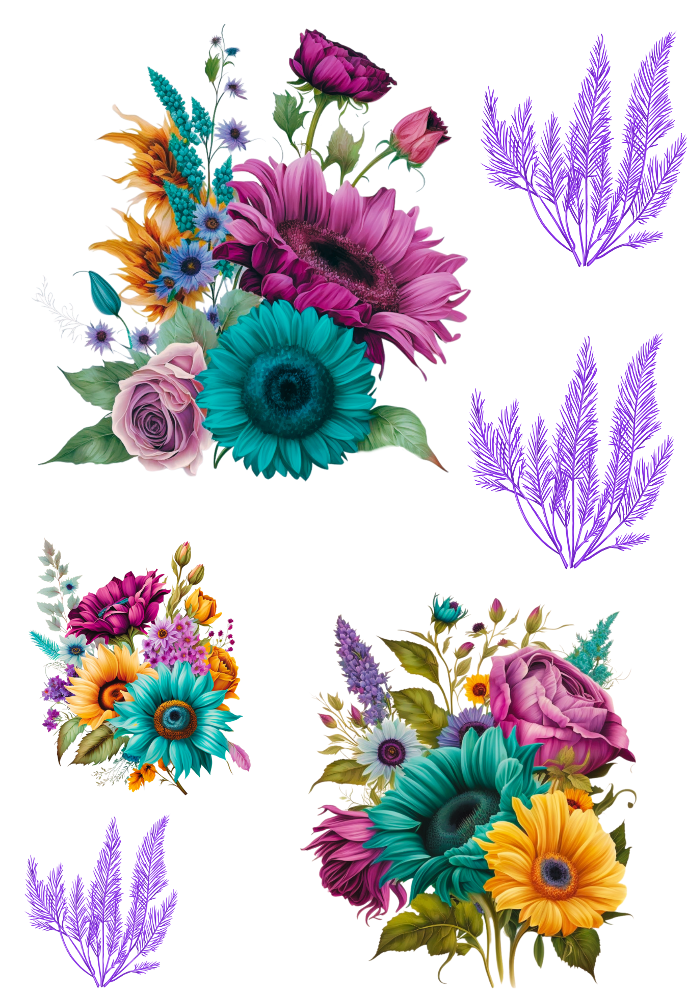 UNDER THE SEA FLORAL PACK