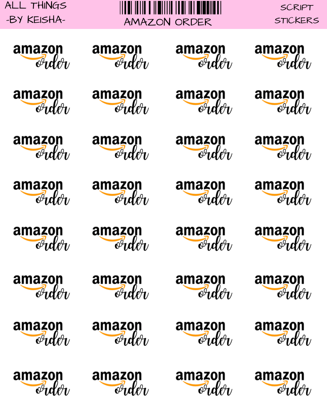 AMAZON ORDER