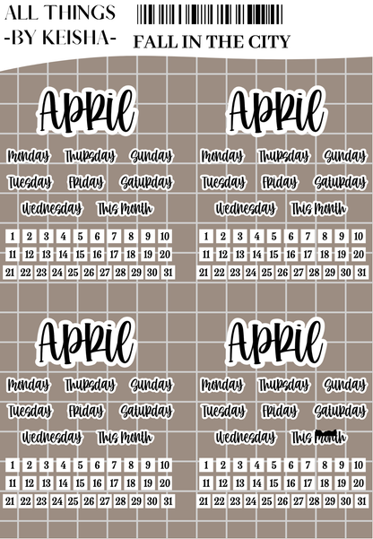 FALL IN THE CITY - JOURNAL PACK