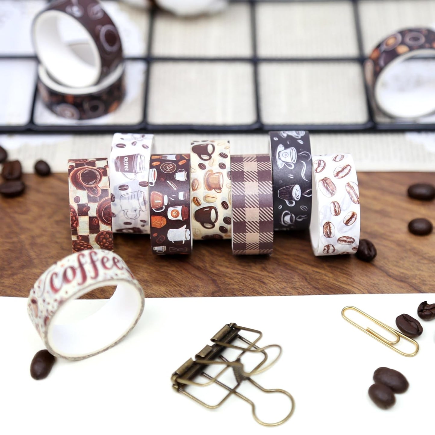 12  COFFEE ROLLS  WASHI TAPE 2