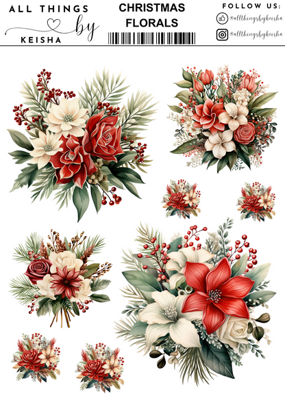 CHRISTMAS  FLORALS PACK