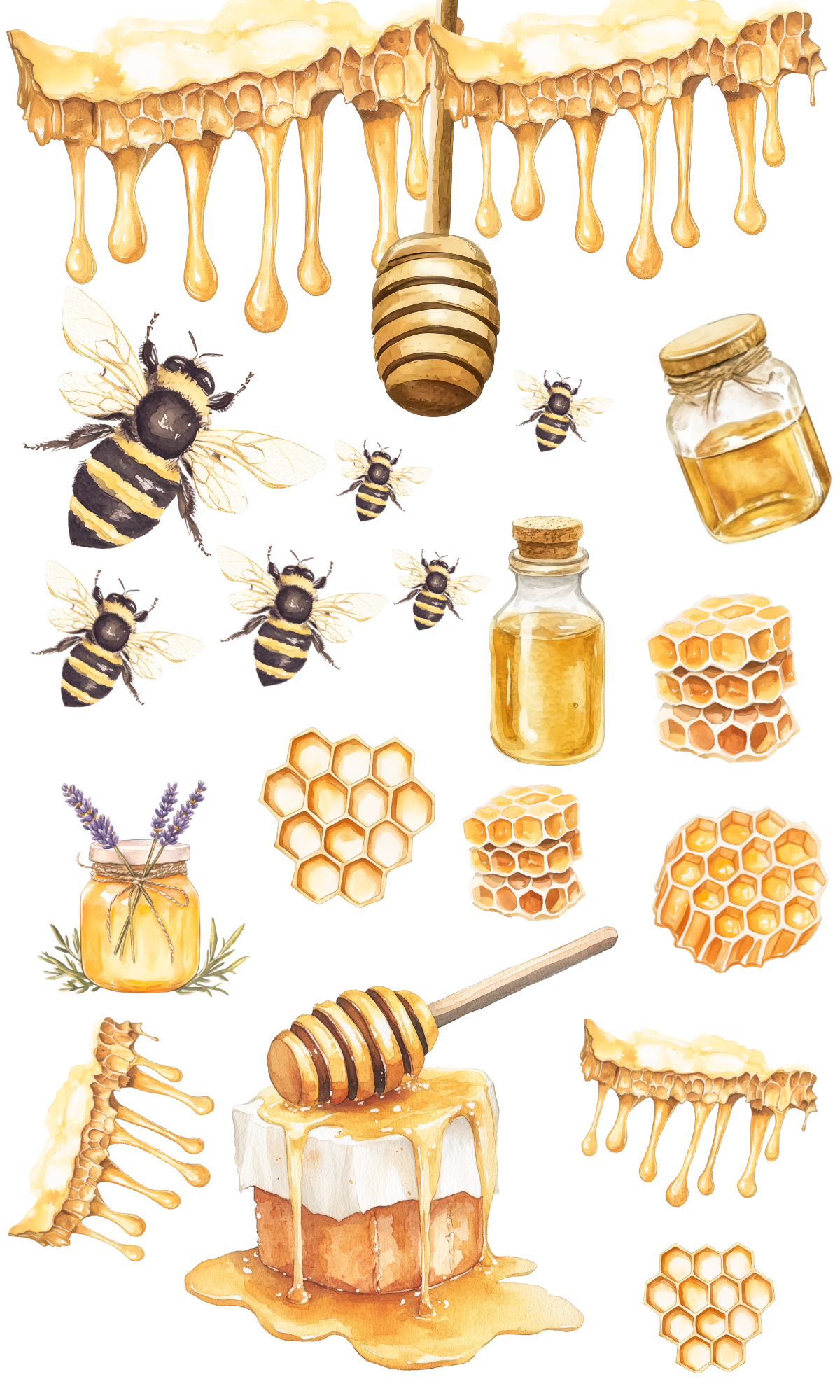 HONEY & LAVENDER STICKER BOOK