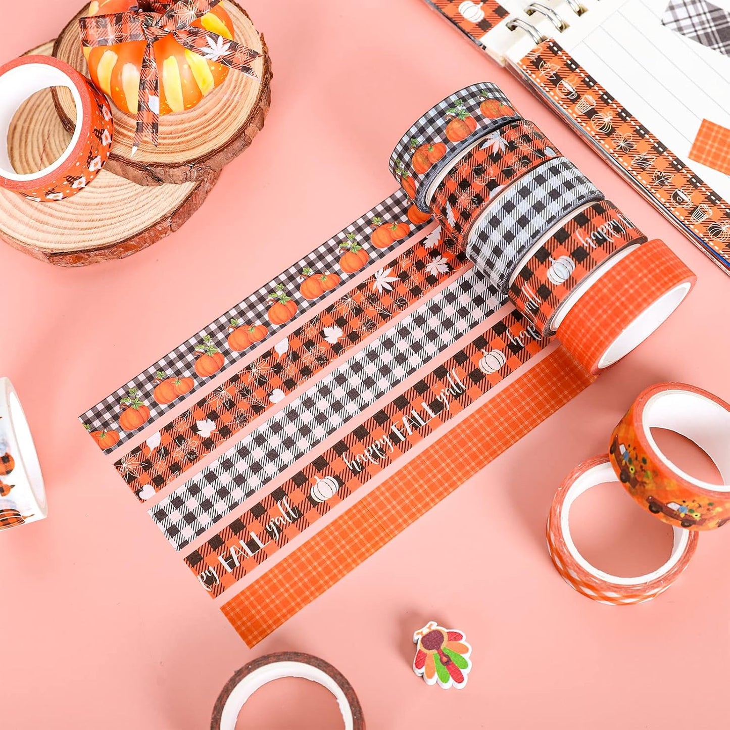 FALL PLAID WASHI TAPE