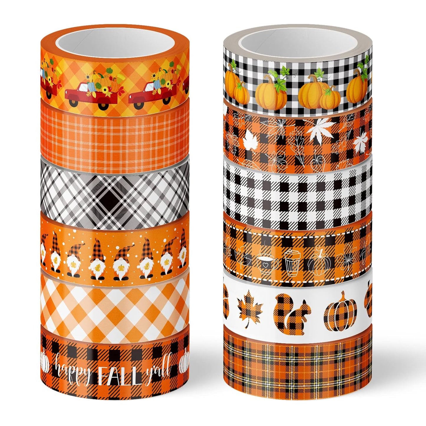 FALL PLAID WASHI TAPE