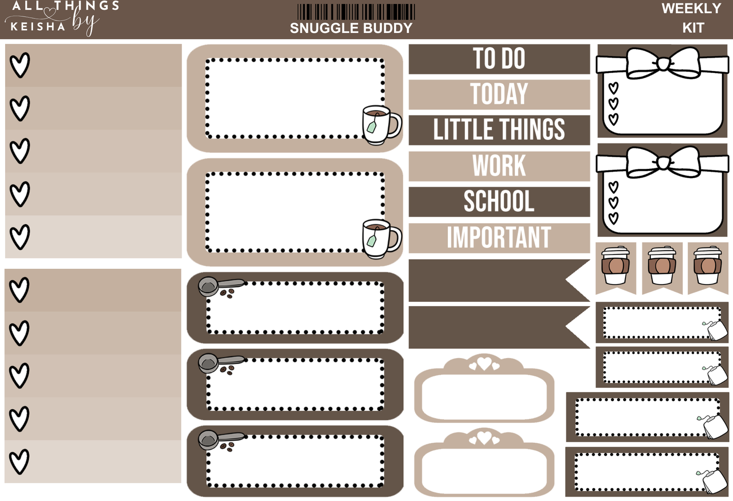 SNUGGLE BUDDY HOBO WEEKS KIT
