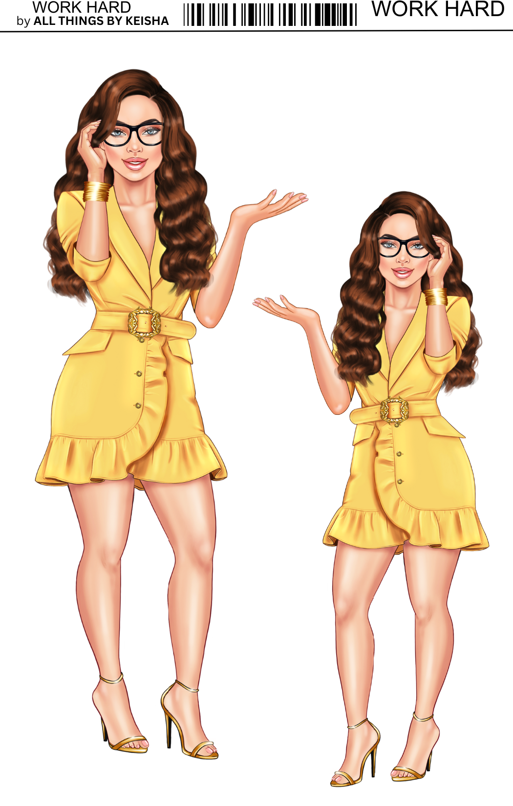 WORK HARD- PLAY HARDER DOLLS