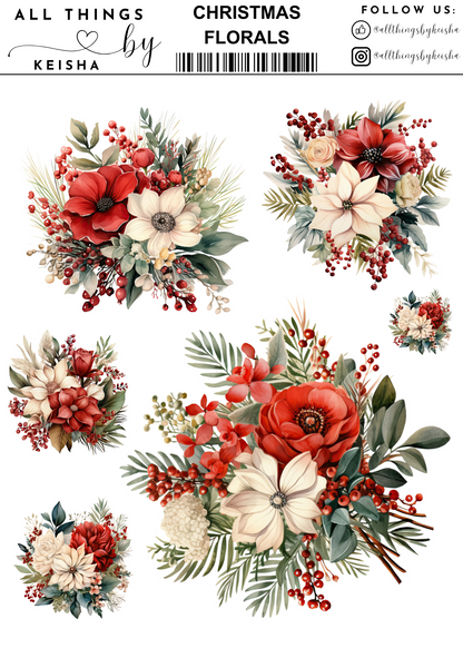 CHRISTMAS  FLORALS PACK