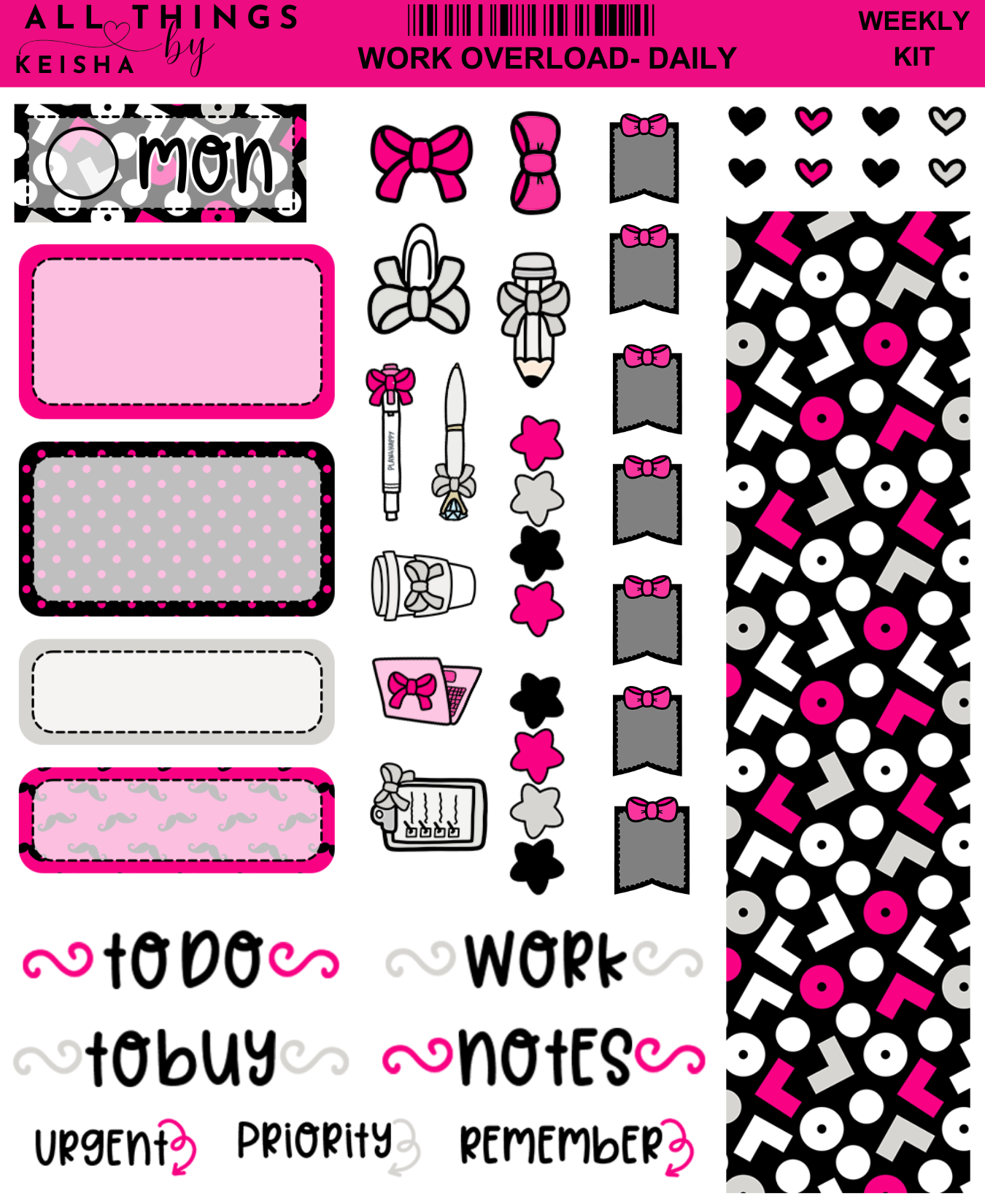 WORK OVERLOAD DAILY MINI HOBO KIT