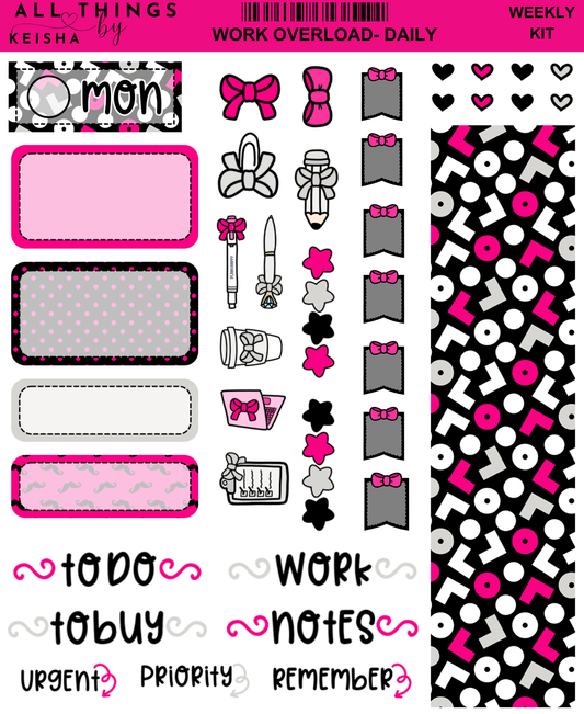 WORK OVERLOAD DAILY MINI HOBO KIT