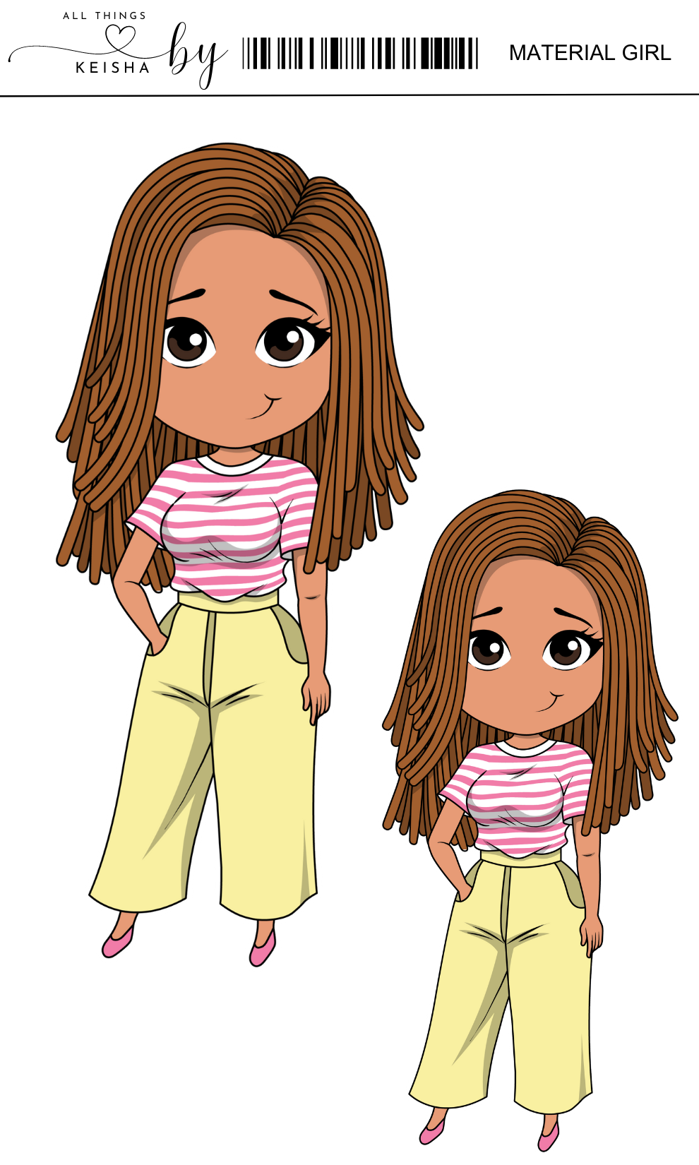 KEKE'S SQUAD - MATERIAL GIRL DOLLS - LIGHT