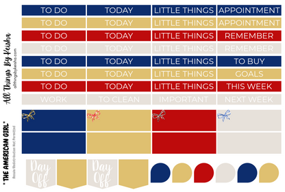 THE AMERICAN GIRL WEEKLY KIT