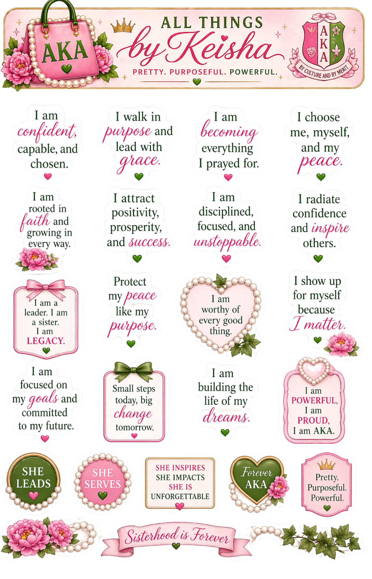 AKA - PRETTY. PURPOSEFUL.  POWERFUL -COLLECTION