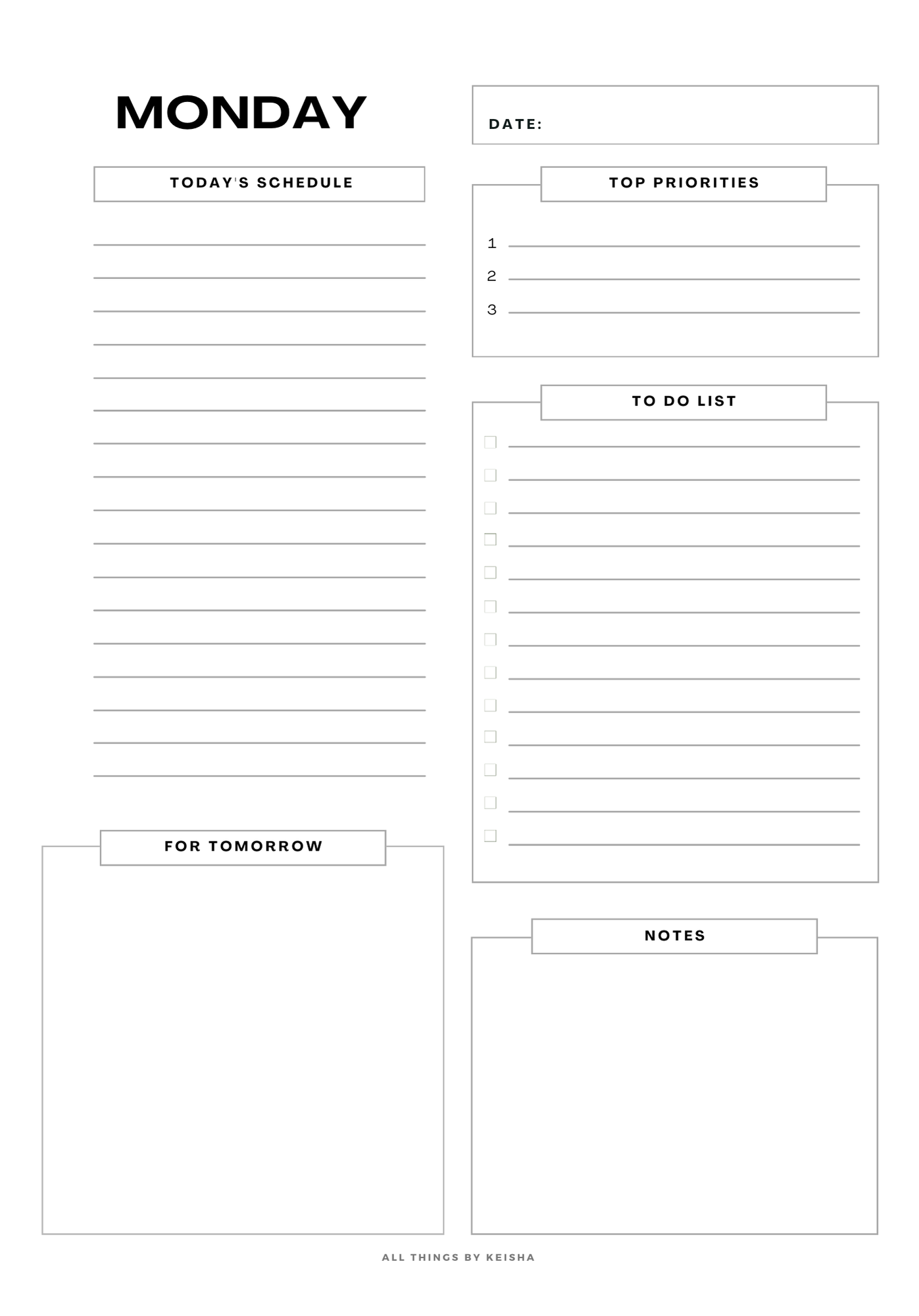 A5 UNDATED DAILY PLANNER INSERTS