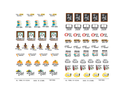 BACK TO SCHOOL STICKER PACK
