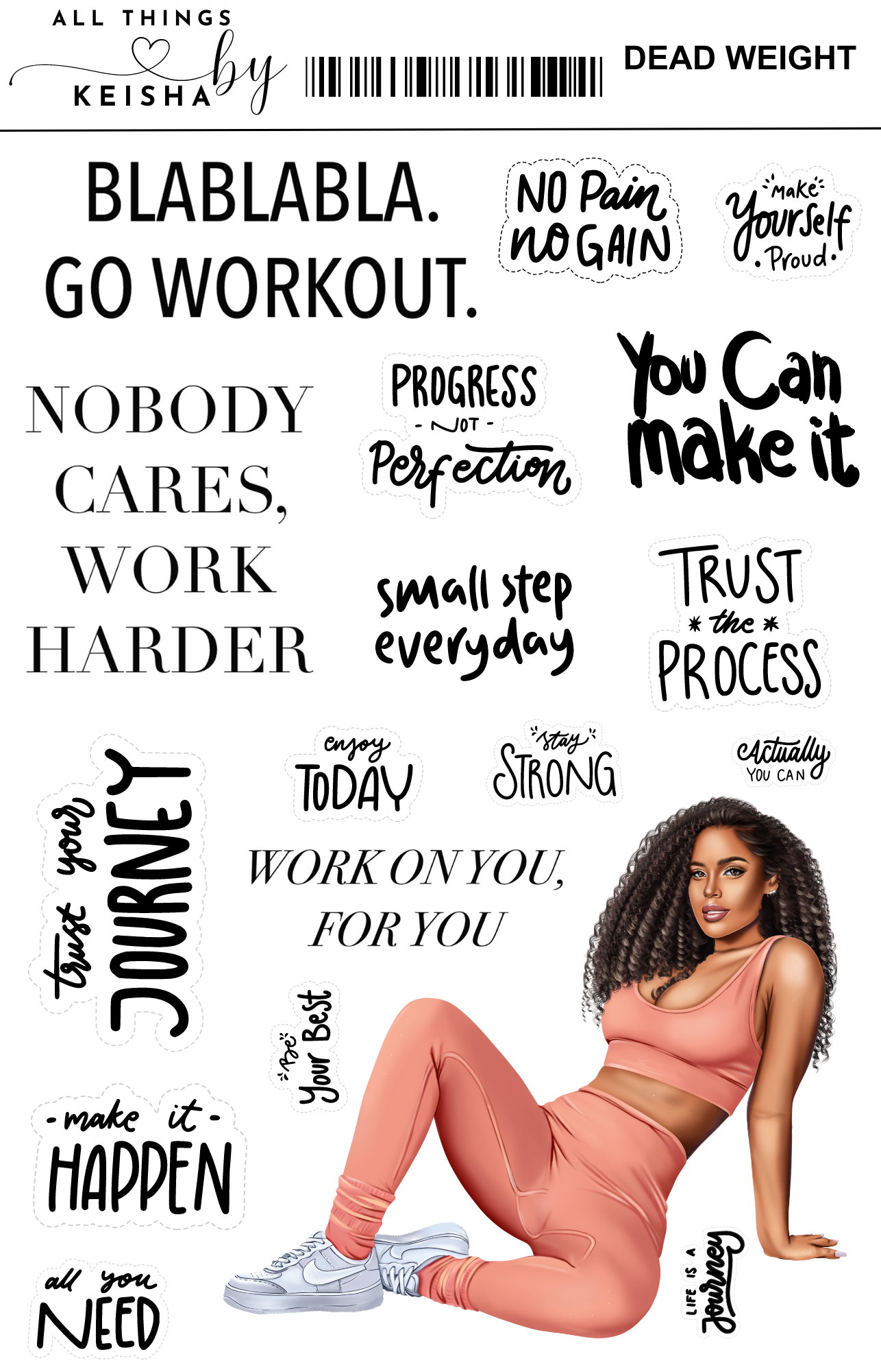 DEAD WEIGHT AFFIRMATION KIT