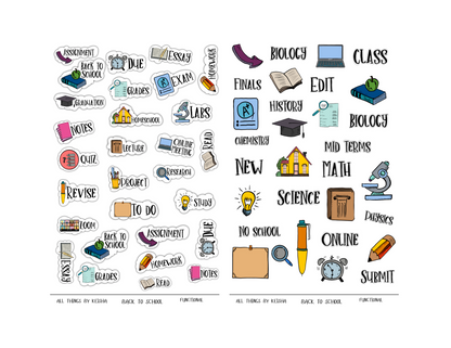 BACK TO SCHOOL STICKER PACK